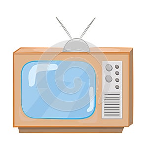 Old TV Illustration