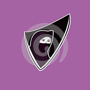 Veil girl gaming logo photo