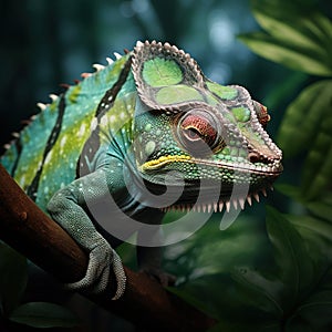 Veiled chameleon Chamaeleo calyptratus