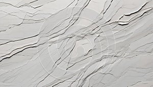 Veined White Marvel: Delicate Slate Delight. AI Generate