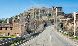 Vejano, medieval village in Viterbo Province, Lazio, central Italy