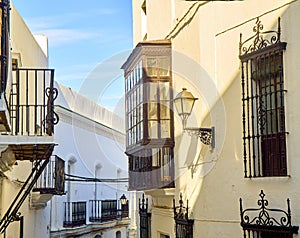 Vejer de la Frontera downtown. Cadiz province, Andalusia, Spain photo