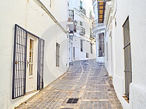 Vejer de la Frontera downtown. Cadiz province, Andalusia, Spain photo