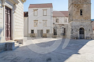 The Vela Luka village on Korcula island, Croatia