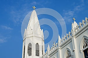 Velankanni church WHITE india
