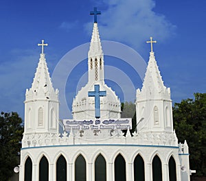 Velankanni church WHITE india