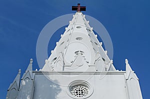 Velankanni church WHITE tamilnadu india photo