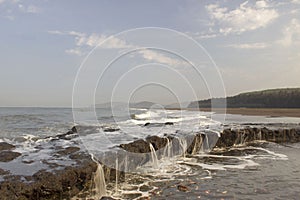 Velas beach view. Famous as a Olive Ridley turtle hatching site in west coast of India