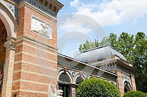 Velazquez Palace in Retiro Park - Madrid - Spain photo