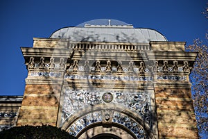 Velazquez palace in the Retiro park, Madrid Spain photo