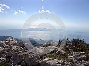 Velebit mountain range in Croatia