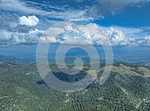 Velebit Mountain Vista from Ljubicko Brdo, Baske Ostarije, Croatia