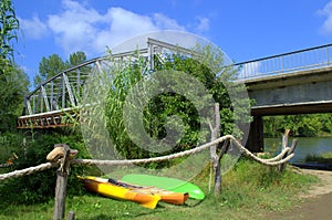 Veleka riverbank boats