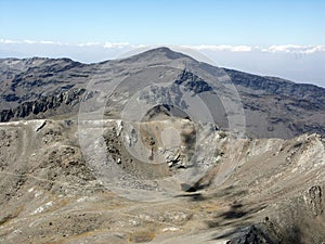 Veleta Peak - view from Mulhacen