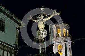 Procession of Cristo del Perdon in Velez-Rubio photo
