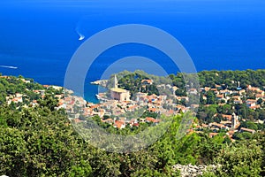 Veli Losinj town on Adriatic sea, Croatia