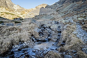 Velicka valley in High Tatras mountains, Slovakia