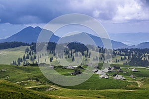 Velika Planina plateau