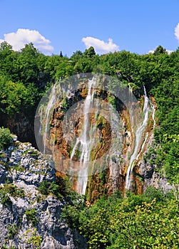 Veliki Slap Big Waterfall, Plitvice National Park