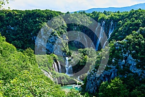 Veliki Slap Waterfall, Plitvice Lakes, Croatia