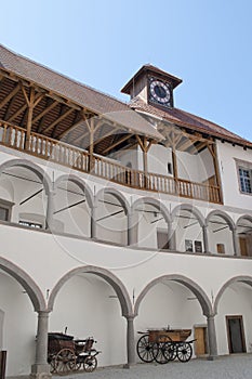 Veliki Tabor castle inside view