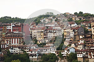 Veliko Tarnovo city beautiful panorama photo