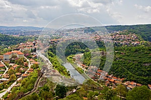 Veliko Tarnovo panoramic view photo