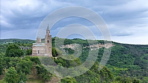 Veliko Tarnovo Tsarevets Bulgaria drone view photo