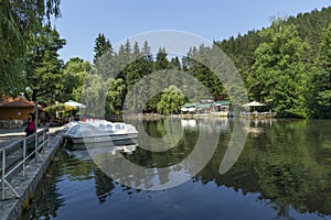 Kleptuza lake at famous spa resort of Velingrad, Bulgaria