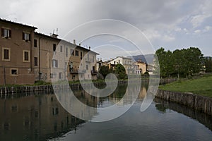 Velino river in Rieti, Italy