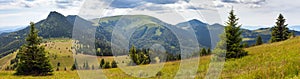 Velka fatra mountain panoramic Carpathian mountains