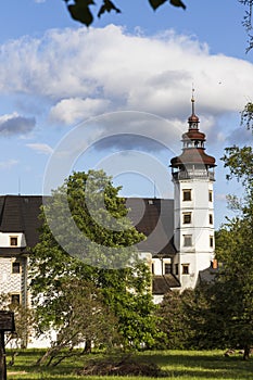 Velke Losiny castle in Northern Moravia, Czech Republic