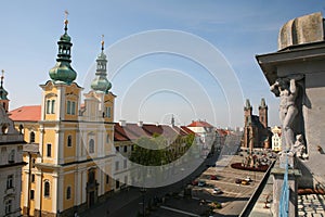 Velke namesti square in Hradec Kralove