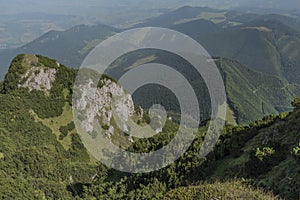 Velky Choc hill in north Slovakia in summer