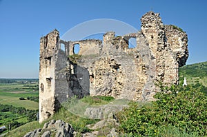 Velky Kamenec castle ruins