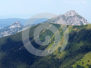 Velky Rozsutec from Chleb hill, Slovakia