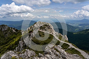 Veľký Rozsutec Pohorie Malej Fatry na Slovensku