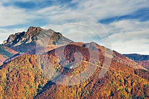 Velky Rozsutec and Osnica peaks from Sip