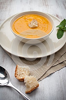 Vellutata di zucca - pumpkin soup