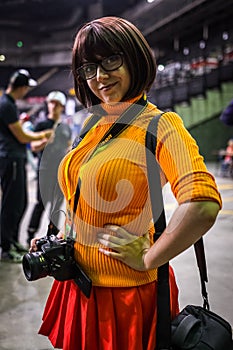 `Velma` from Scooby Doo` cosplay