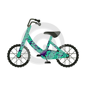 Velo bike on white background photo