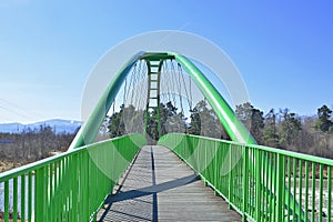 Velo Dunajec cycling road. photo