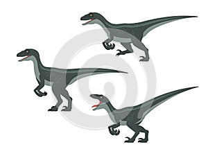 Velociraptor dinosaur set