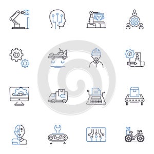 Velocity line icons collection. Acceleration, Swiftness, Rapidity, Momentum, Fleetness, Expedition, Celerity vector and