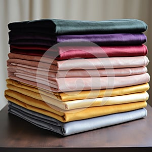 Velour Plain Sheet: Muted Colors, Precisionist Style, Dansaekhwa, Royalcore photo