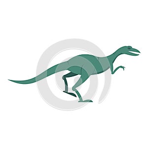 Velyciraptor dinosaur icon photo