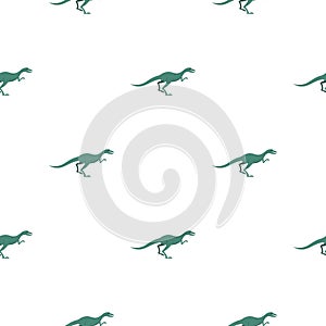 Velyciraptor dinosaur pattern seamless photo