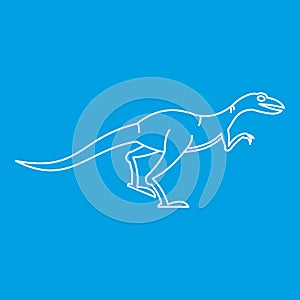 Velyciraptor icon, outline style photo