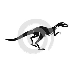 Velyciraptor icon, simple style photo