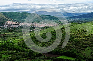 Venafrana valley spring landscape